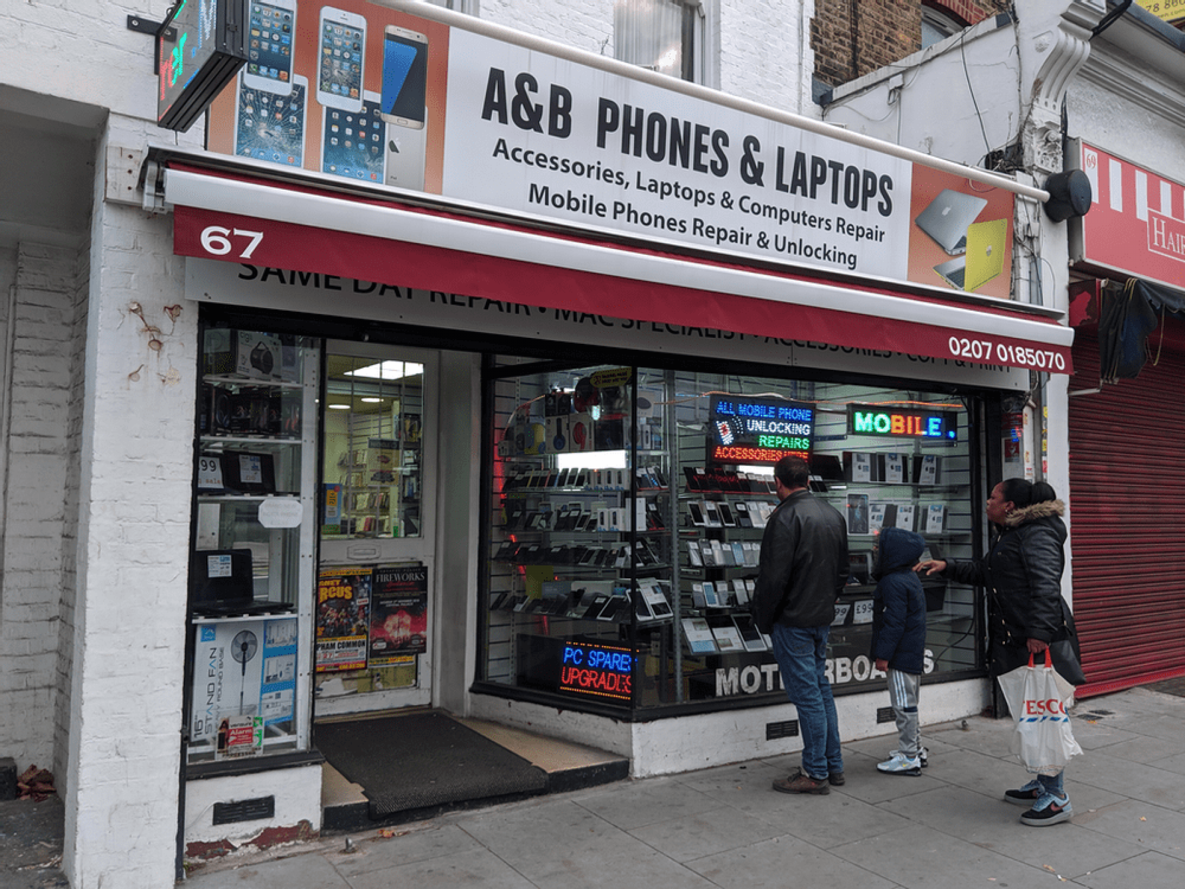 A&B Phones and Laptops London - Mac & Computer Repair, Camberwell